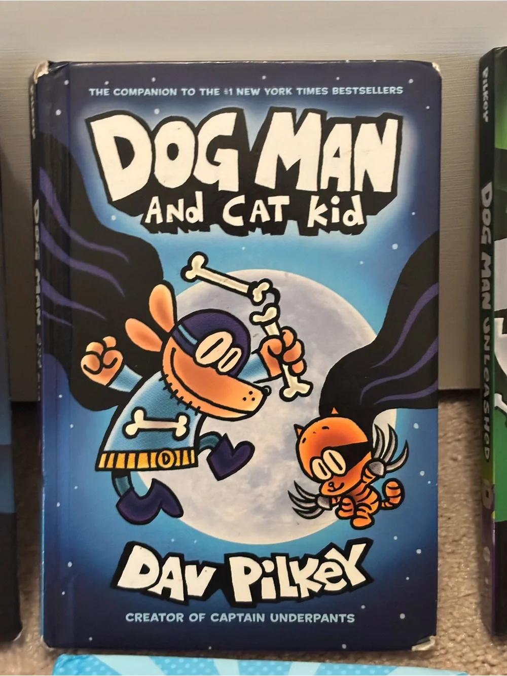 Dog Man Unleashed Cat Kid Comic Club Dav Pilkey Book Lot Graphic Novel